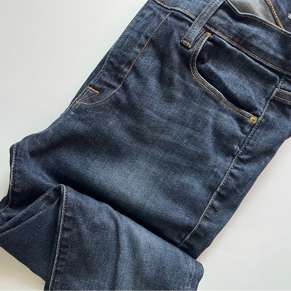 Frame • Le High Skinny Harvard Wash Dark Blue Skinny Jeans - Picture 6 of 9